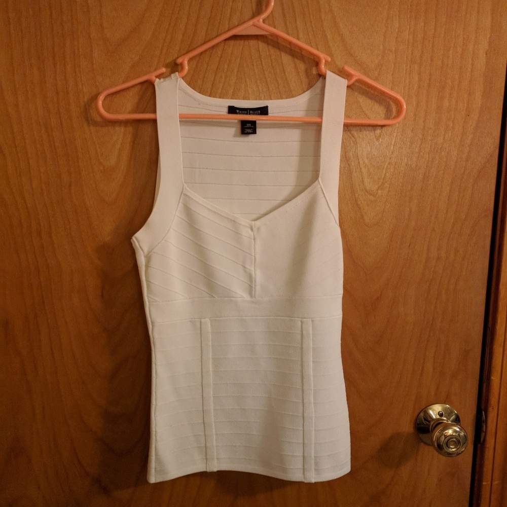 White summer tank